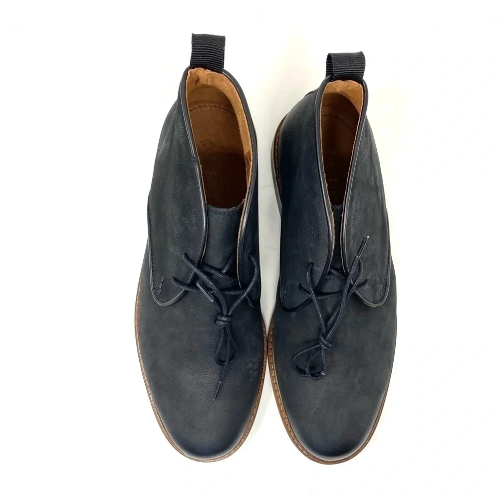 SHOE THE BEAR LEATHER DALTON BOOTS BLACK